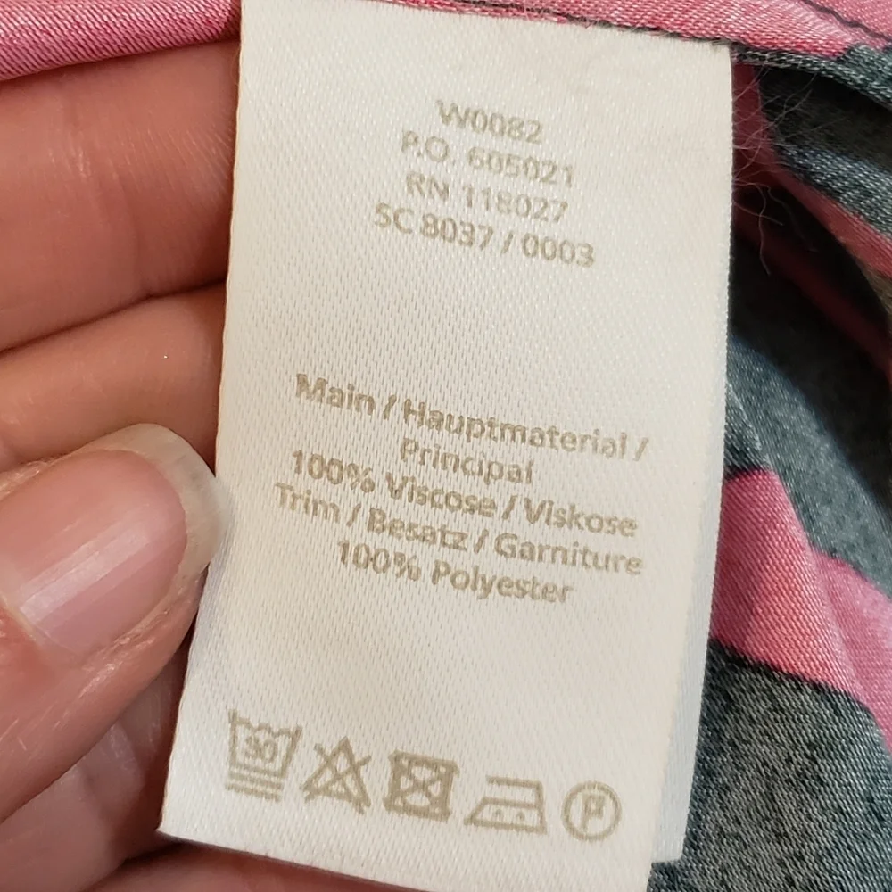 Boden Size 2 Elegant Floral Green and Pink Dress - Picture 13 of 13
